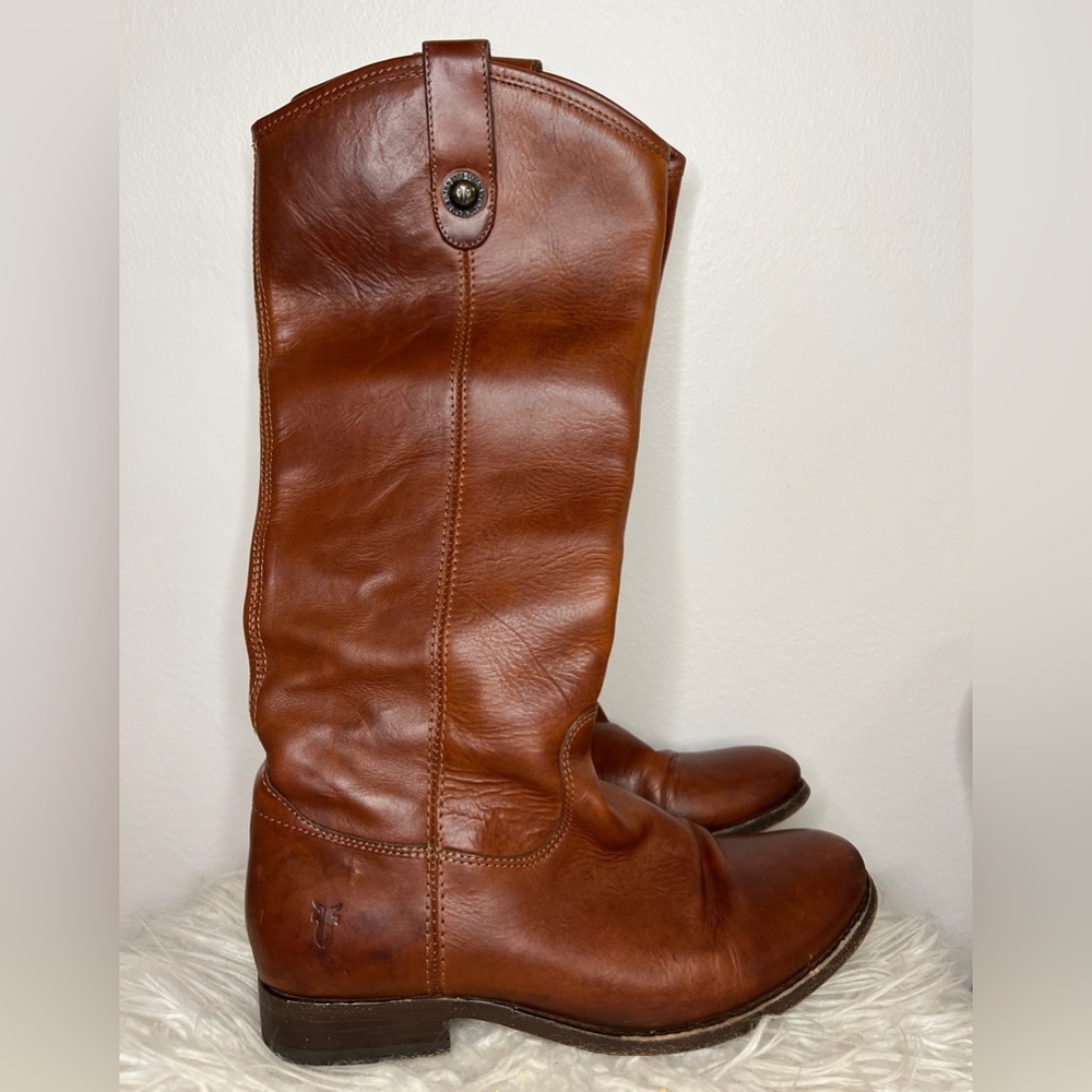 Frye Melissa Button Lug Equestrian-Inspired Tall Boots